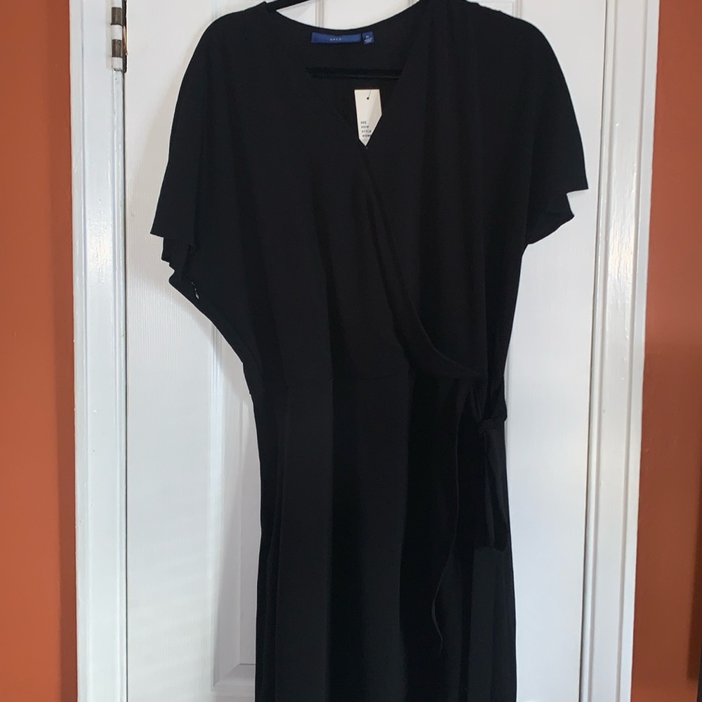 APT. 9 Black Wrap Dress
